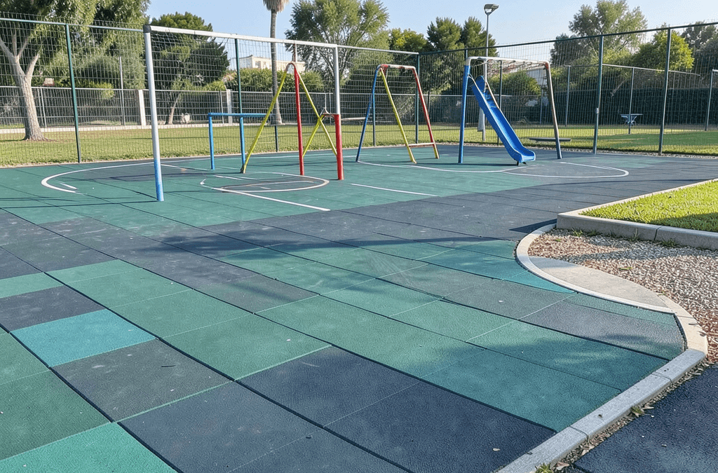 Optimizando Espacios: Pavimento de Caucho en Elda para Parques Infantiles y Gimnasios