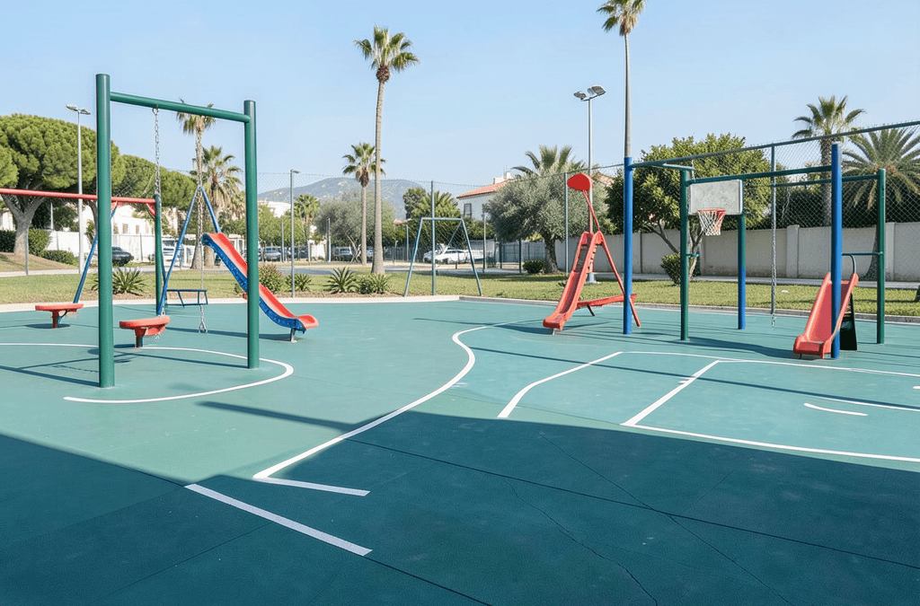 Optimizando Espacios en Benidorm: Pavimento de Caucho para Parques Infantiles y Gimnasios