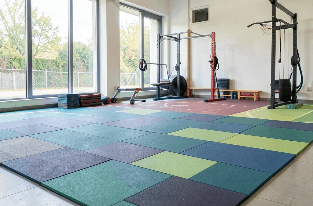Guía de Instalación de losetas de Caucho: Pavimentos Deportivos y Recreativos para Gimnasios y Parques Infantiles