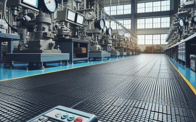 Caucho para suelos de zonas de control de calidad: Durabilidad y seguridad garantizadas