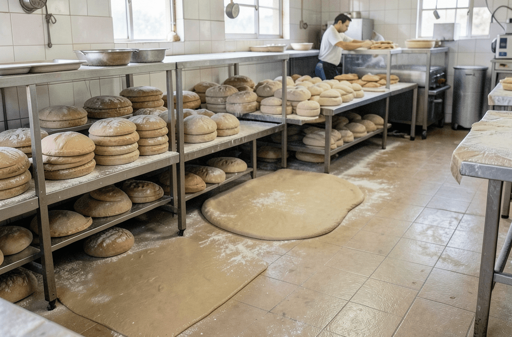 Caucho para suelos de panaderías y obradores: la solución ideal para seguridad e higiene