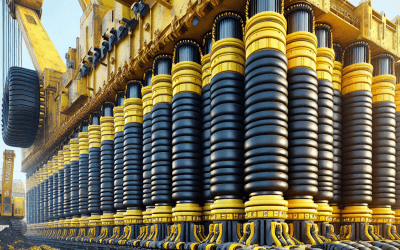 Caucho para amortiguación en maquinaria pesada: clave para la eficiencia y durabilidad