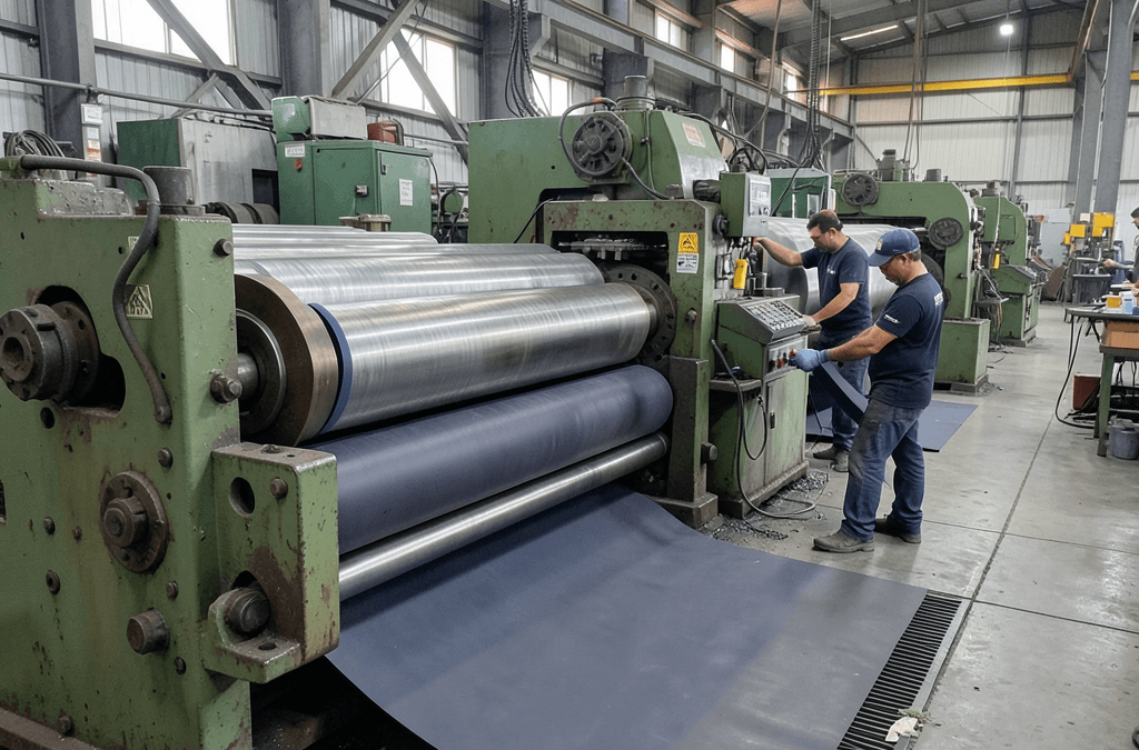 Cómo se fabrica el caucho industrial: Guía completa paso a paso