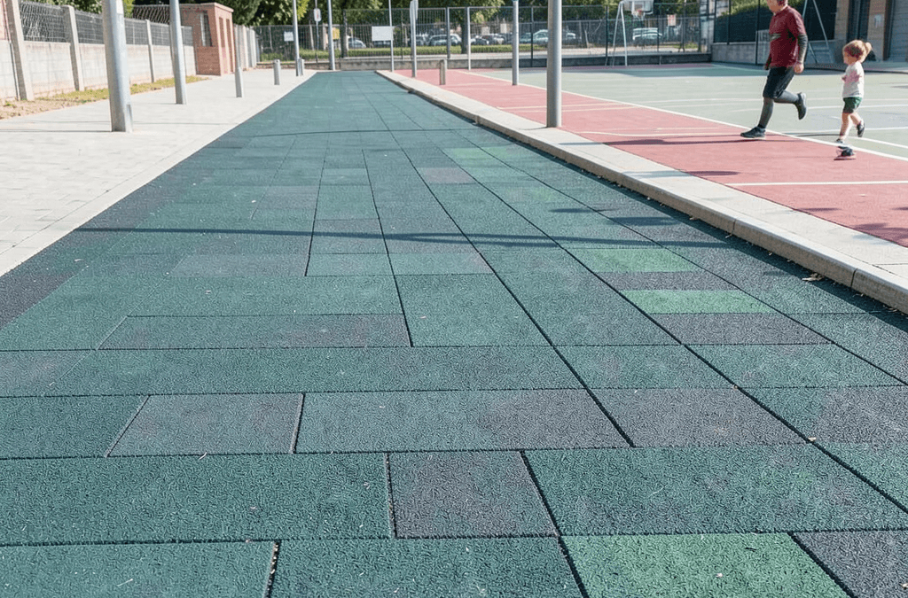 Pavimento de caucho para instalaciones municipales: Guía