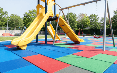 Cómo renovar un parque infantil con losetas de caucho: Guía