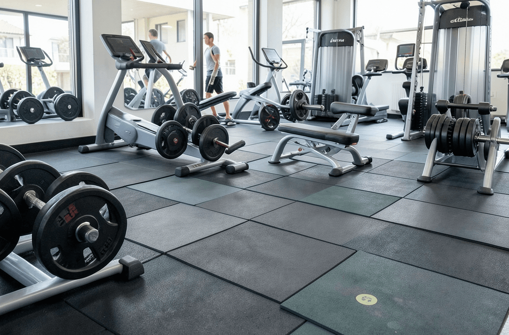 Losetas de caucho para zonas de entrenamiento funcional: Guía